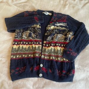 90s Vintage Northern Reflections by Parkhurst Grandma Cardigan